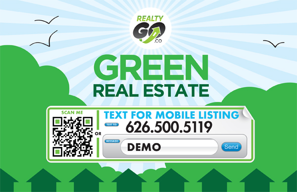 great real estate flyers. Green Real Estate with